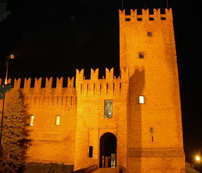 La Rancia castle at Tolentino, Le Marche, Italy