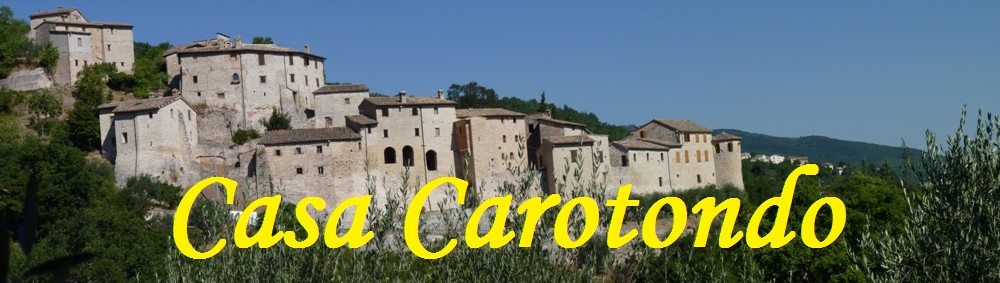 The fortification of Vestignano near Calderola in Le Marche, Italy 